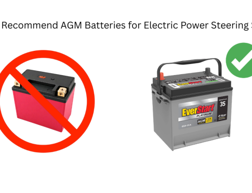 Why We Recommend AGM Batteries for Electric Power Steering Systems
